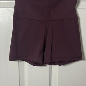 CRZ YOGA Women's Dark Purple Bike Shorts
